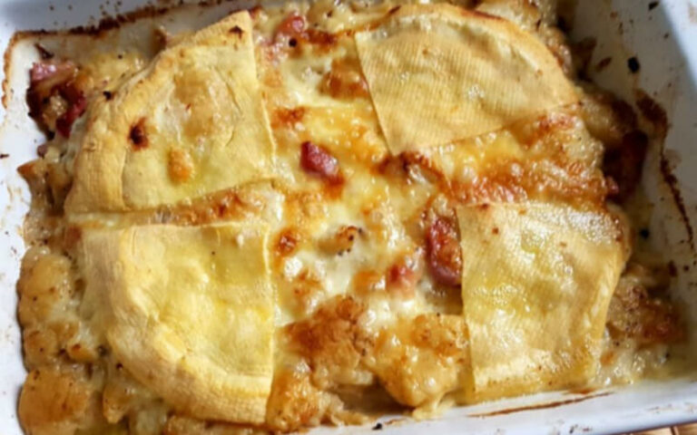 Gratin De Chou Fleur Facon Tartiflette