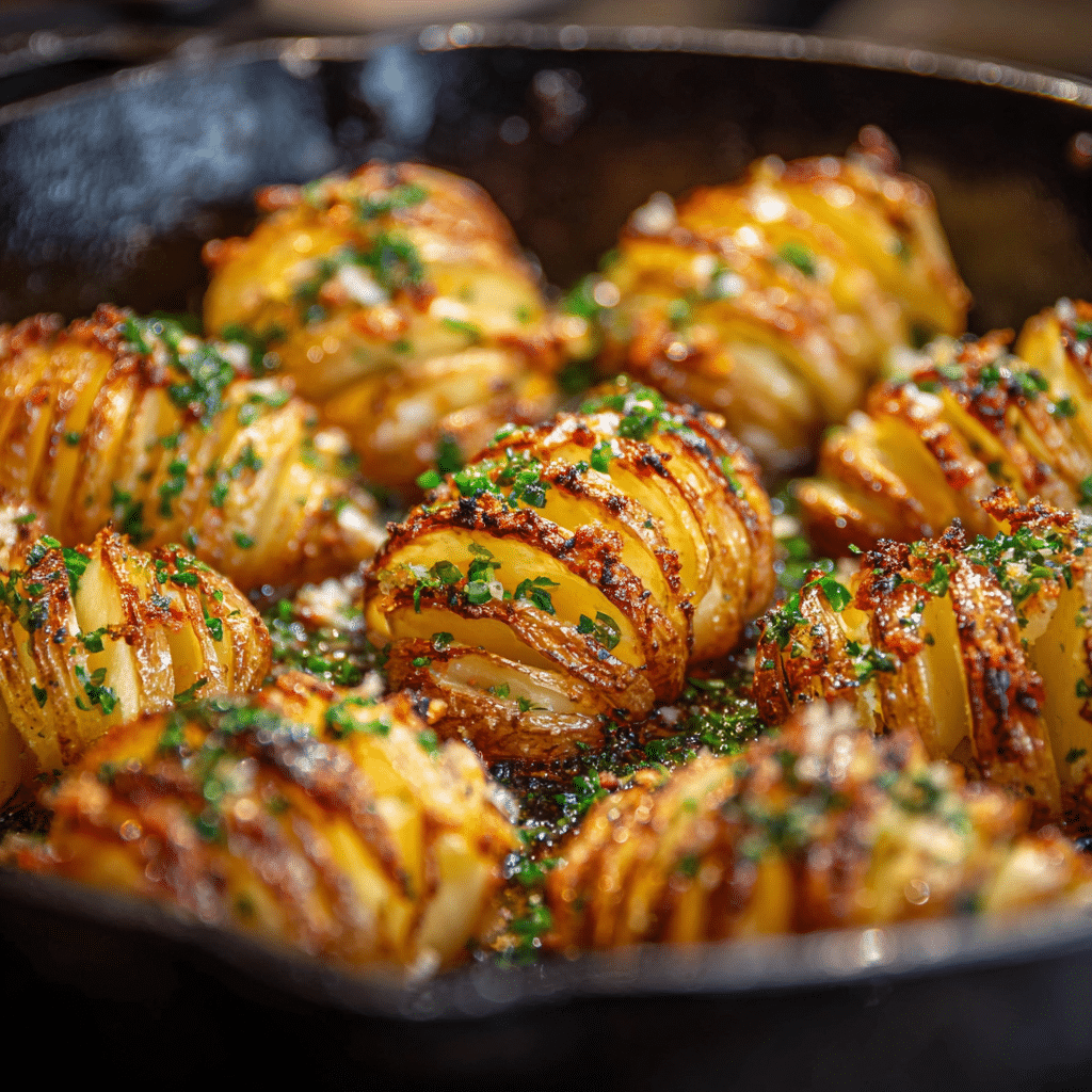 Pommes de terre rôtis et croustillantes