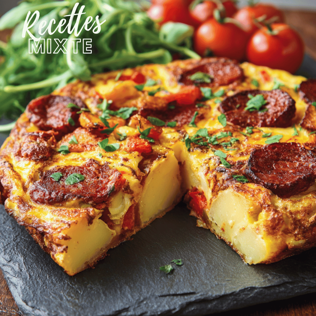 Tortilla Chorizo et pomme de terre ​​WW