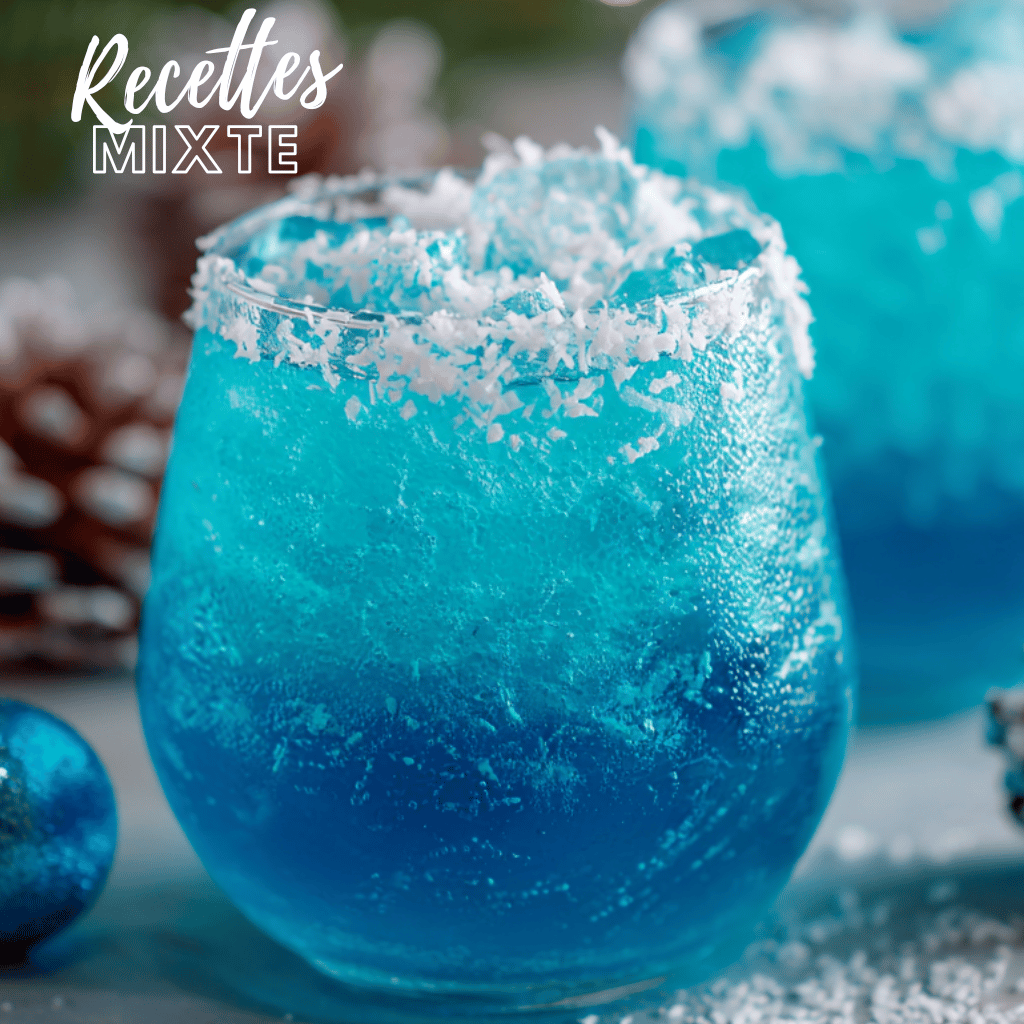 Cocktail de Noël au curaçao au Thermomix