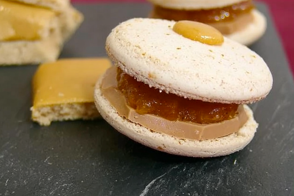 Macarons au foie gras De Noël au Thermomix