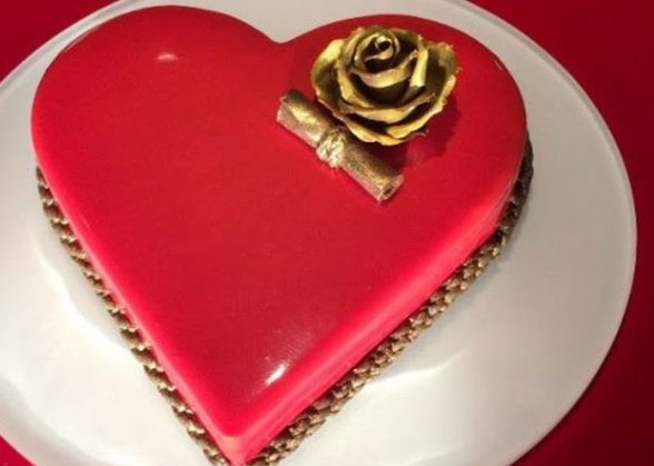 Le gâteau de la Saint Valentin Facile