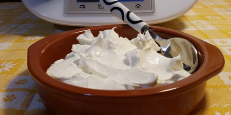 Mascarpone fait maison au thermomix