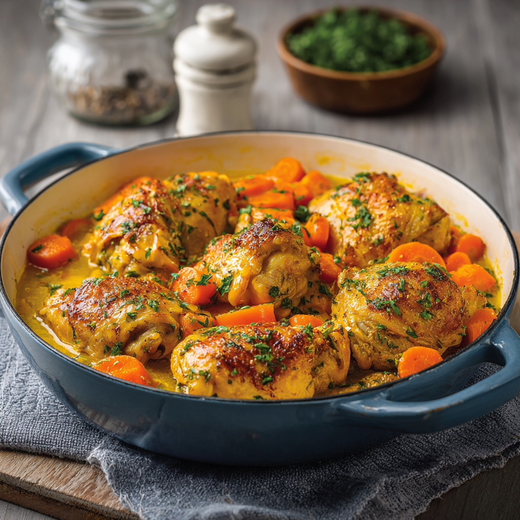 Poulet aux carottes