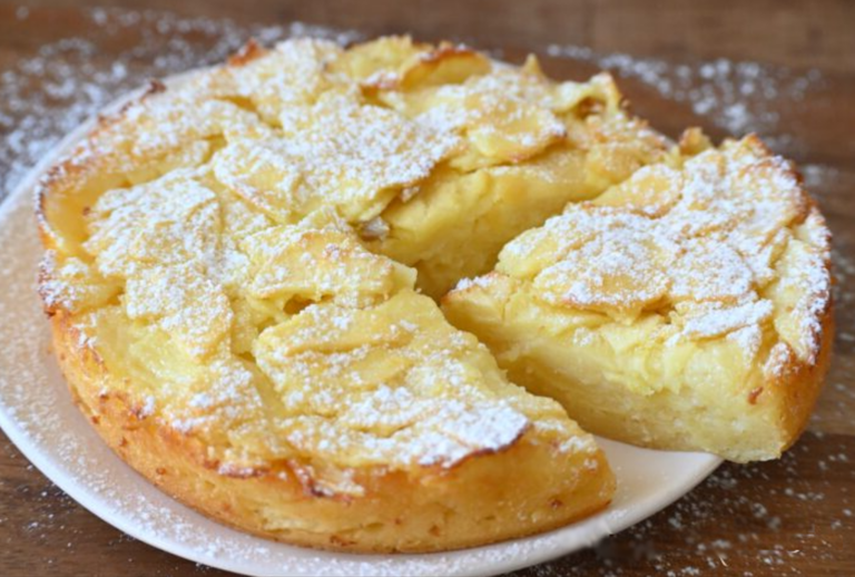 Gâteau aux pommes super crémeux