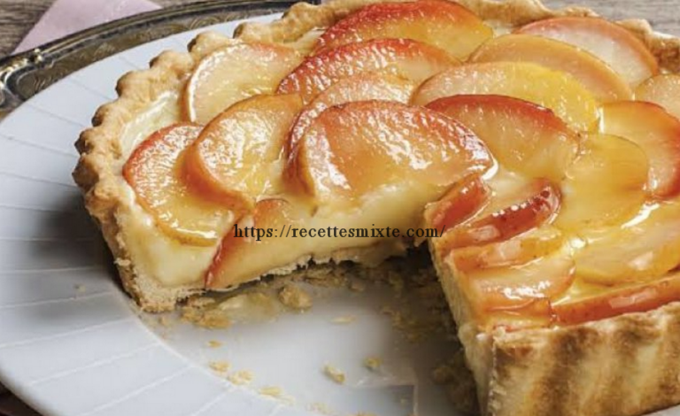 Tarte aux pommes sans cuisson