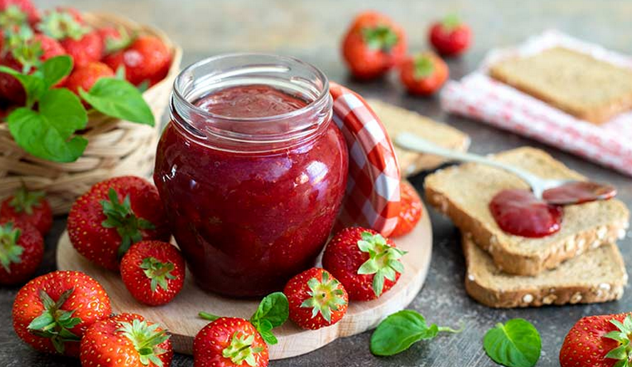 Confiture de fraise sans sucre