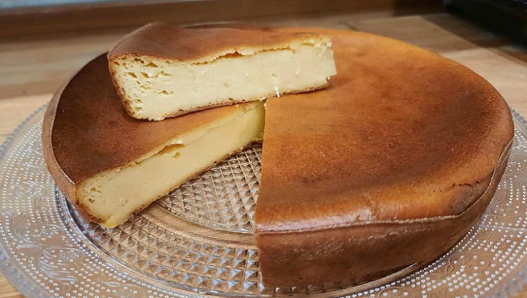 gâteau crémeux à la ricotta