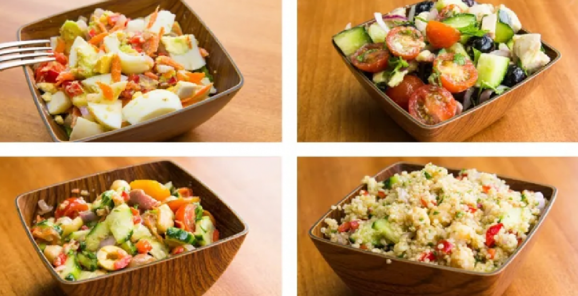 4 recettes de salades saines pour perdre du poids  