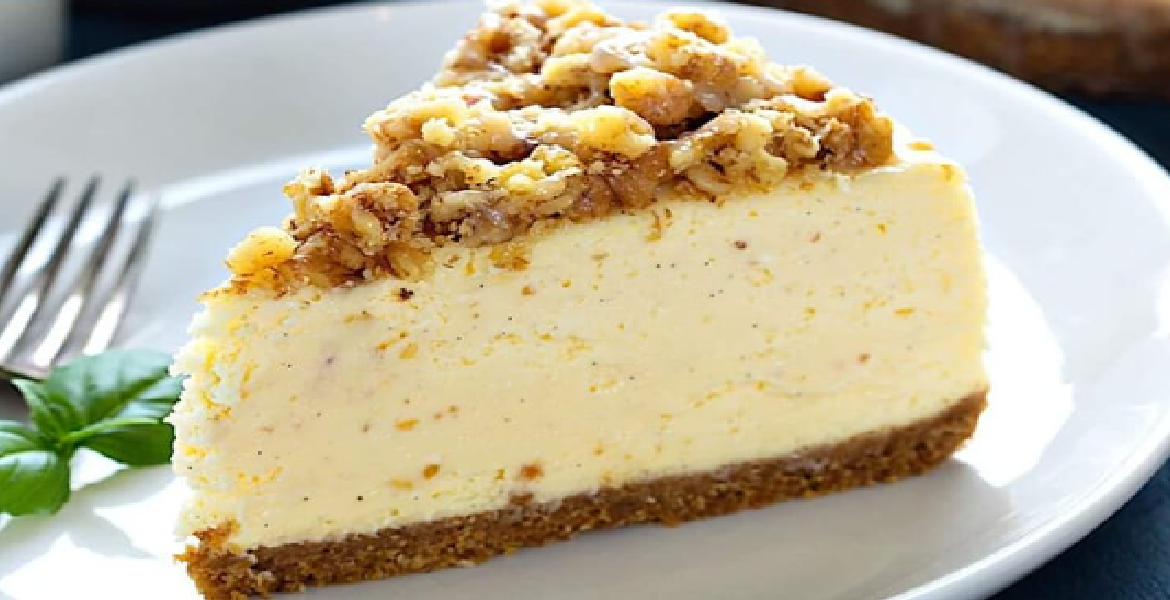 Cheesecake aux noix un délicieux