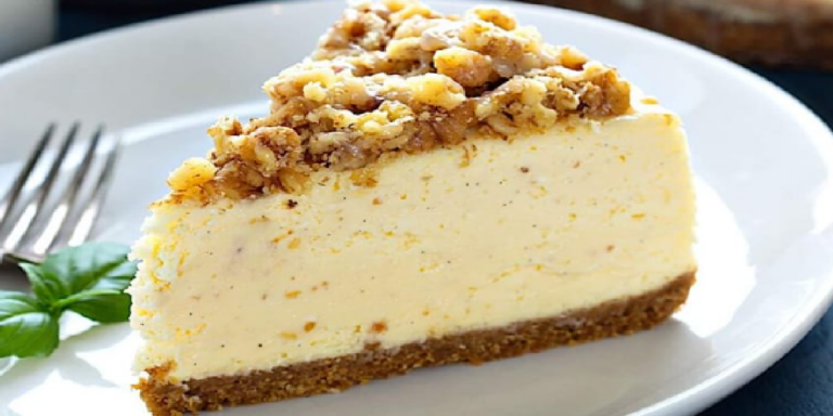 Cheesecake aux noix un délicieux