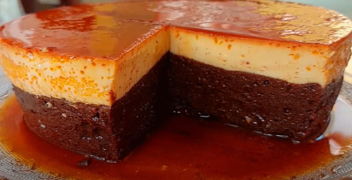 Flan choco – Gâteau Impossible !