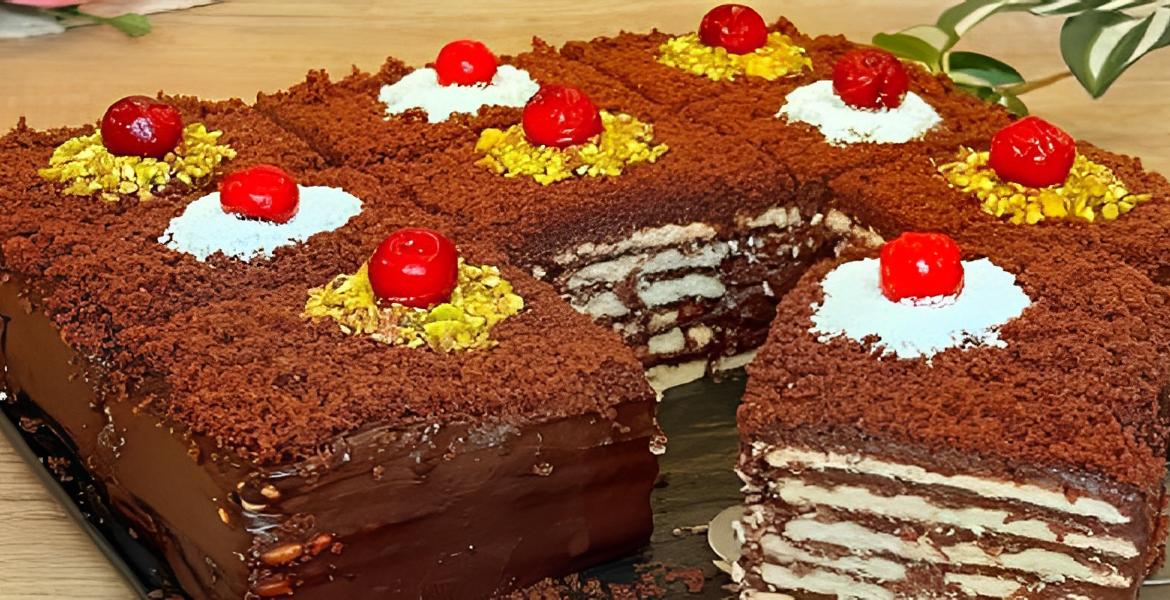 Gâteau biscuit au chocolat délicieuse !