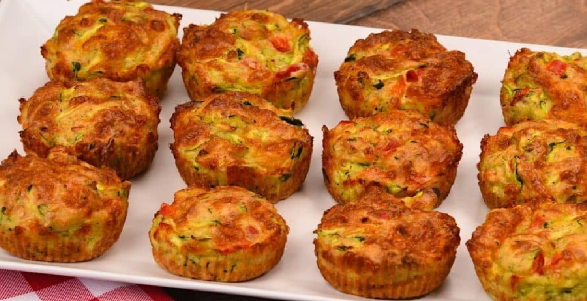 muffins aux courgettes Facile et Saine