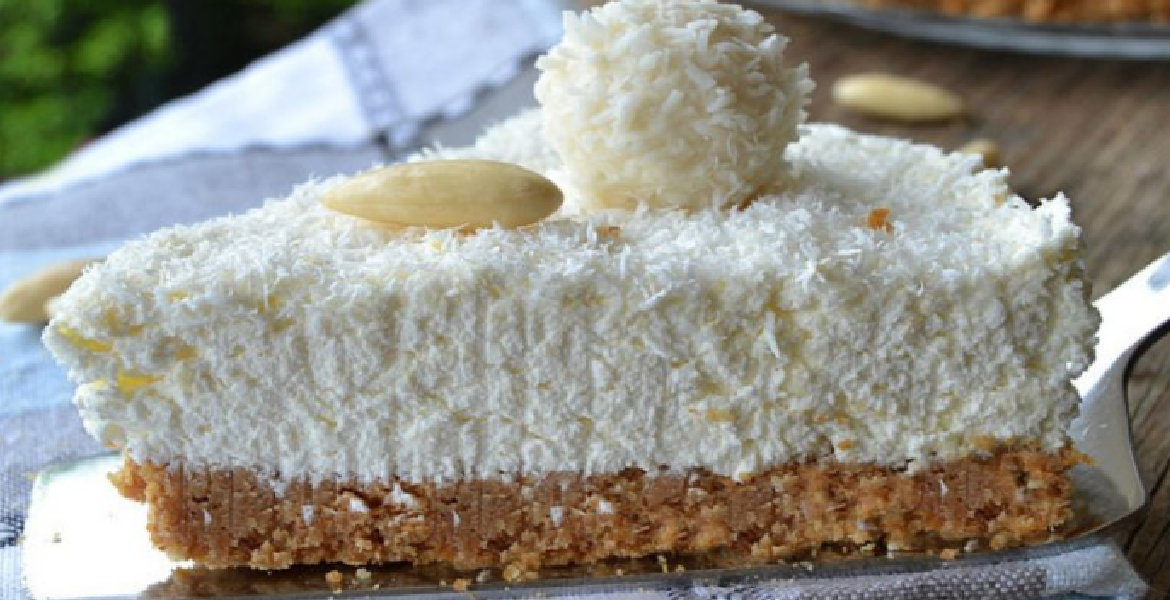 Cheesecake Raffaello sans cuisson