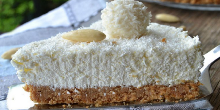 Cheesecake Raffaello sans cuisson