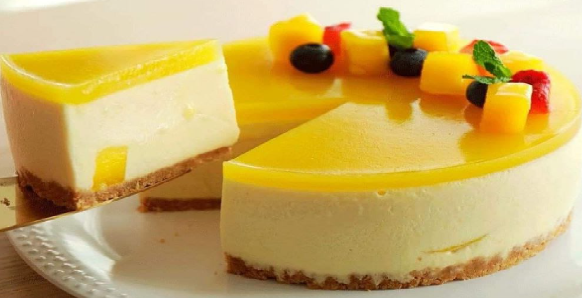 Cheesecake à la mangue