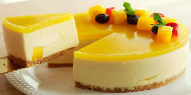 Cheesecake à la mangue