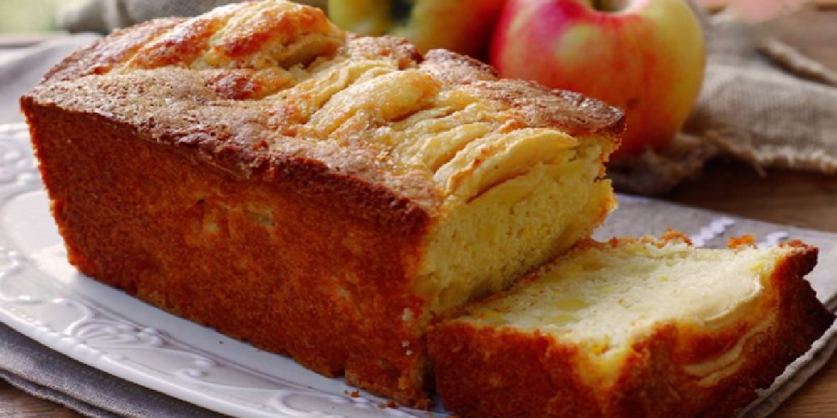 Cake aux pommes sans beurre – Gourmande !