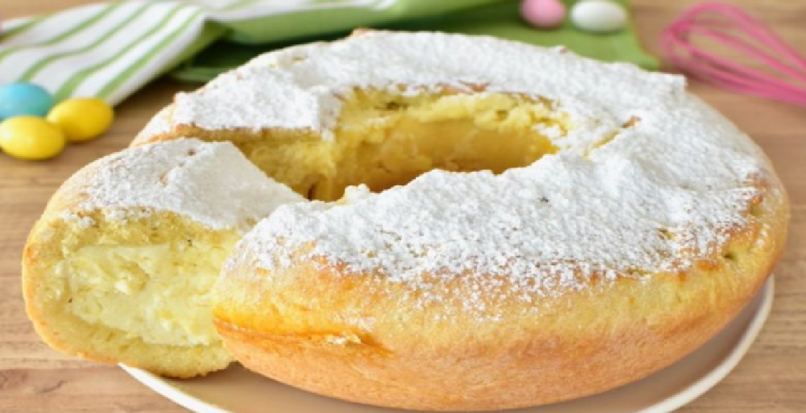 Couronne moelleuse à la ricotta - Facile