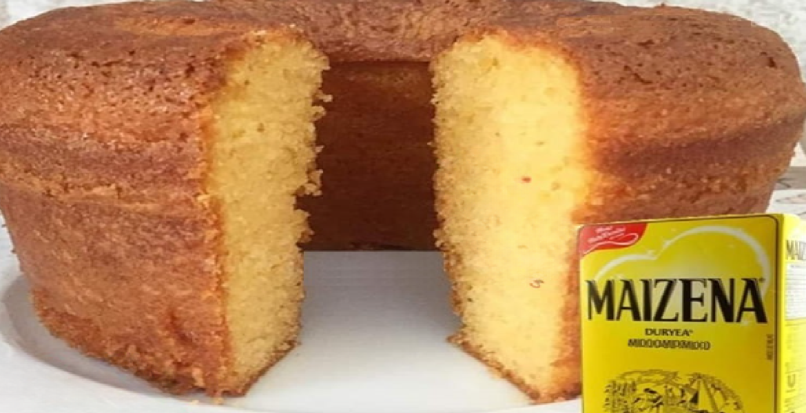 Gâteau fait maison à la Maïzena facile et moelleux