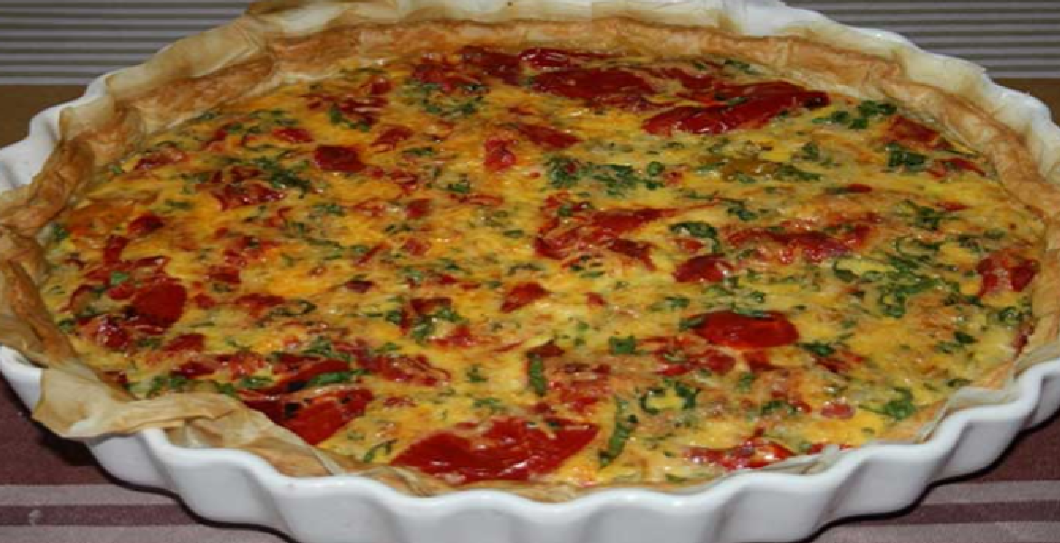 Quiche aux poivrons et chorizo c’est un pur bonheur