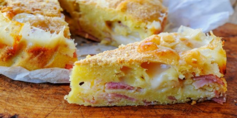 Tarte au jambon et fromage gratinée, prête en 5 minutes !