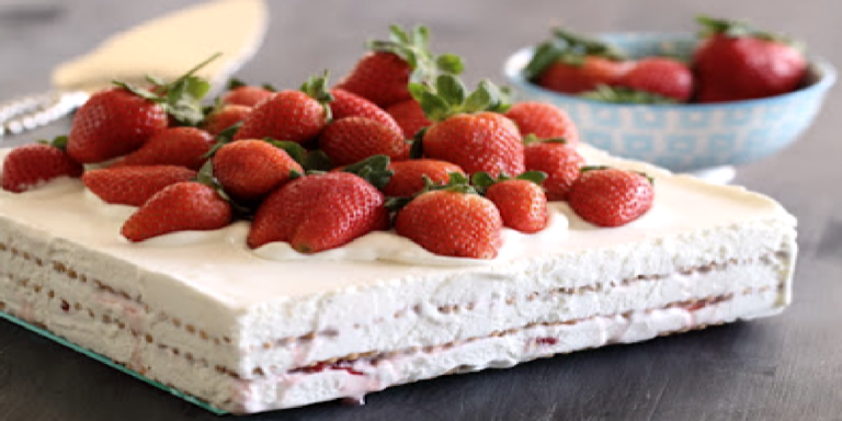 Gâteau aux Fraises et au Fromage