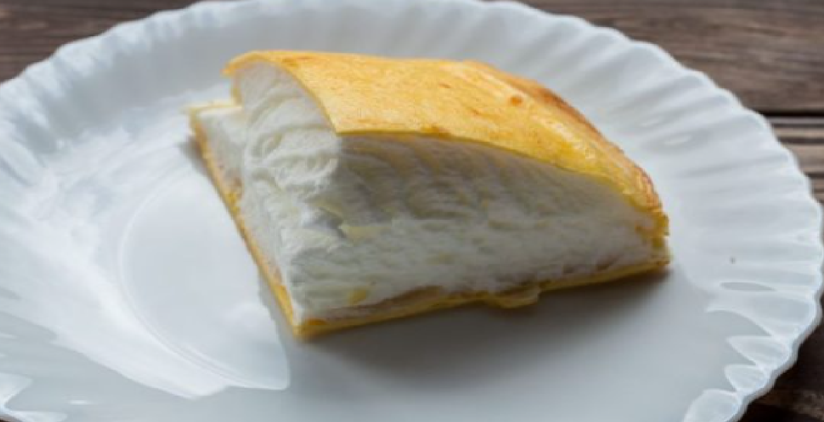 Gâteau japonais aux 3 ingrédients sans besoin de four