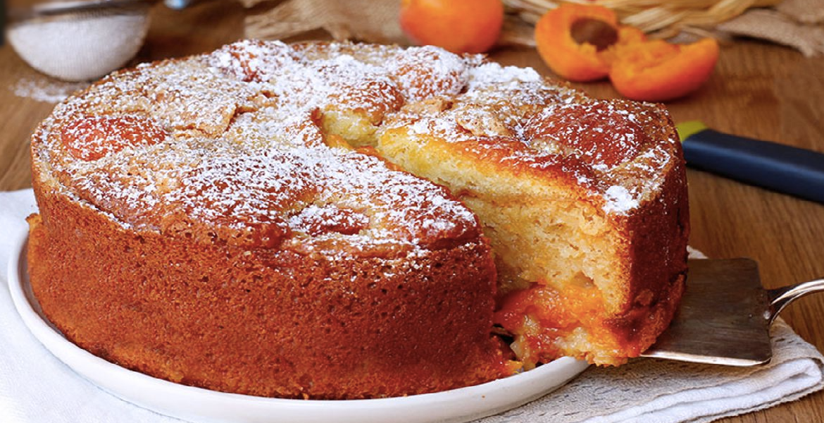 Gâteau moelleux aux abricots sans beurre légèreté !