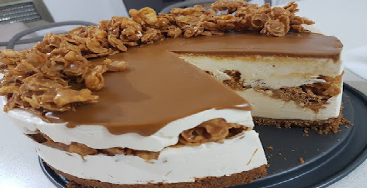 Recette de Cheesecake Glacé au Spéculoos