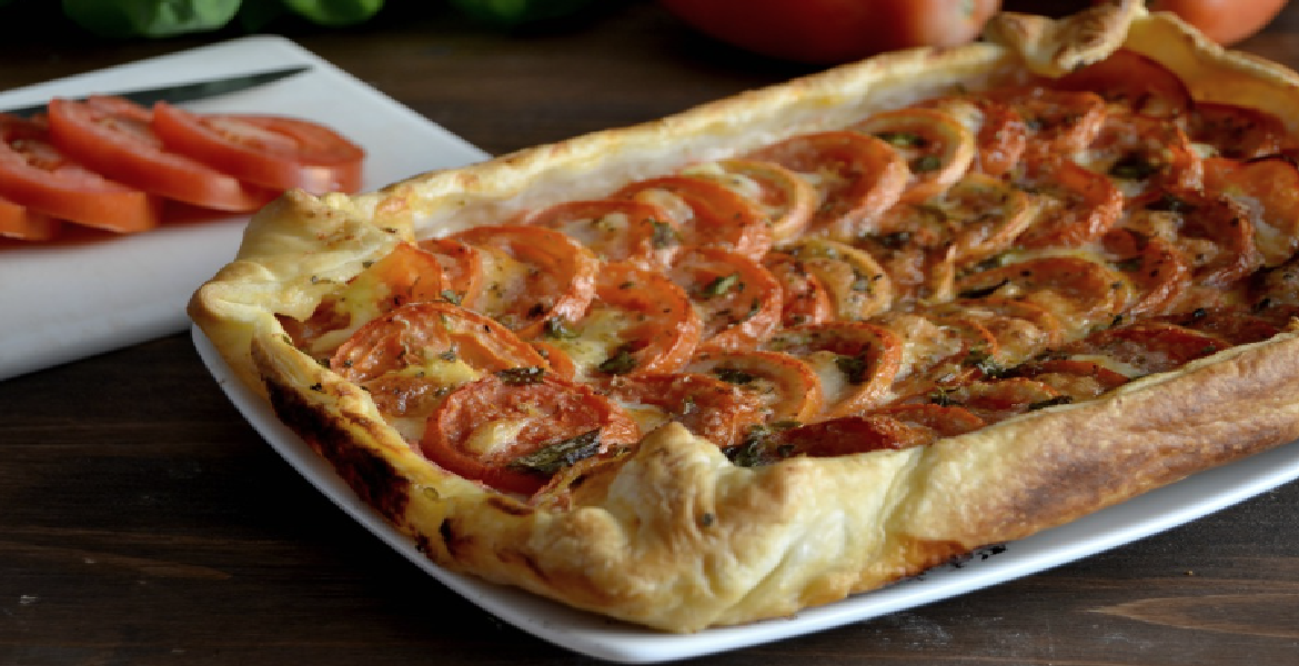 Recette de la Tarte à la Tomate et à la Moutarde