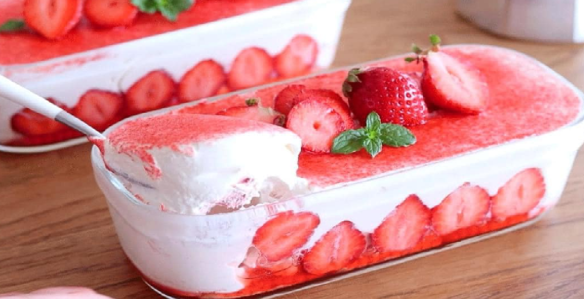 Tiramisu aux Fraises et Mascarpone