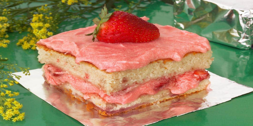 Gâteau au yaourt aux fraises