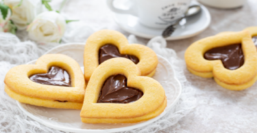 biscuits en forme de cœur