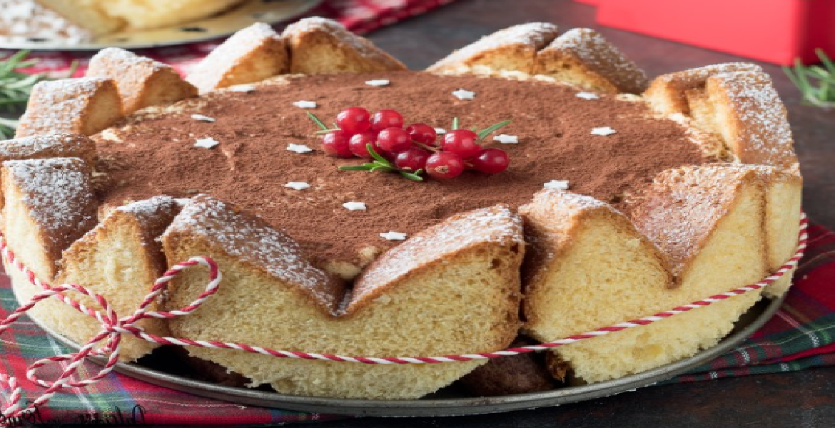 charlotte pandoro au tiramisu