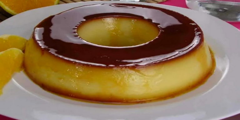 Dessert Flan à l'Orange