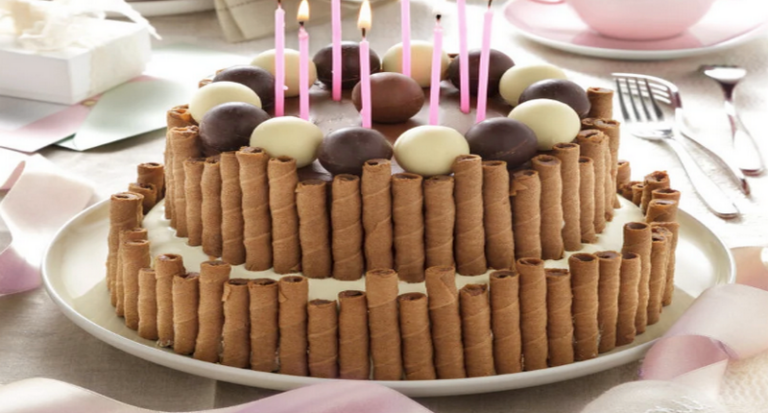 Gâteau d'anniversaire en Étages au Chocolat