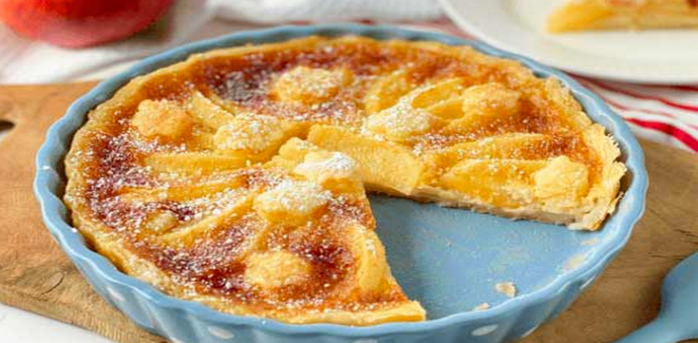 Tarte aux Pommes et Fromage Blanc