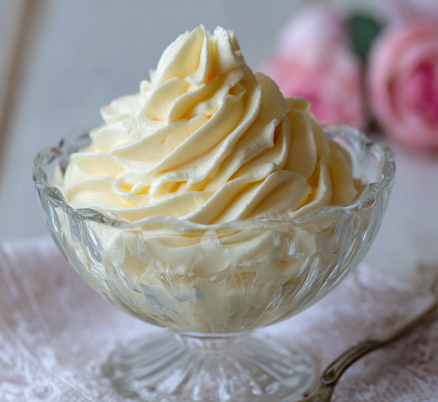 Crème Chantilly faite maison au Thermomix
