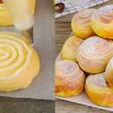 brioches spirales à la crème au Thermomix