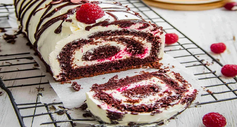 Bûche de Noël Façon Forêt Noire au Thermomix