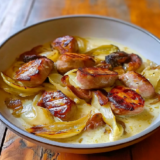 Gratin d'Endives aux Saucisses Fumées