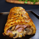 Feuilleté aux Champignons et Jambon