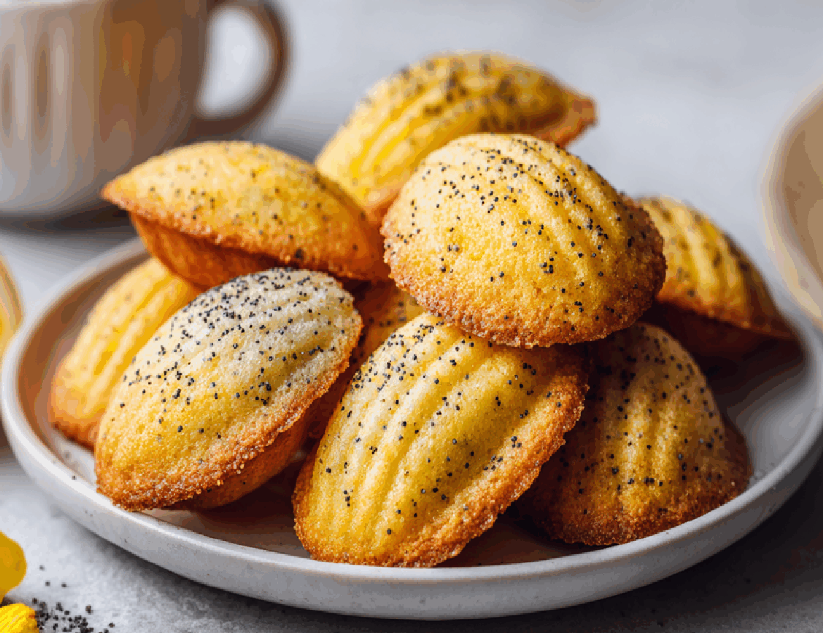 Madeleines Légères au Citron & Graines de Pavot – Weight Watchers